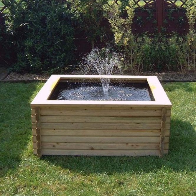 60 Gallon Square Pond With Pump Option