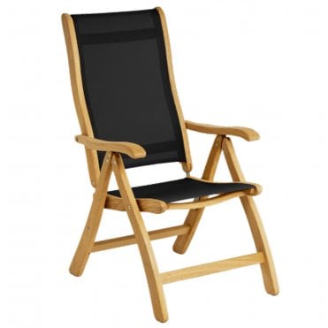 Roble Charcoal Sling Recliner