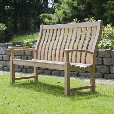 Roble Santa Cruz High Back Bench 5ft