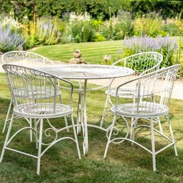 Blaisdon 4 Seat Dining Set - Glass Table