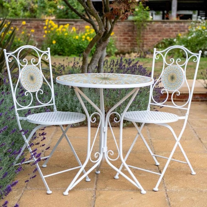 Ascalon Citrus Mosaic Bistro Set