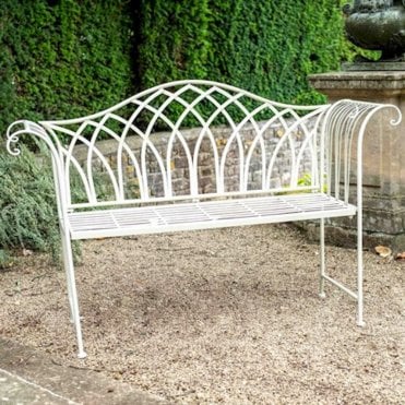 Kings Garden Bench - Cream