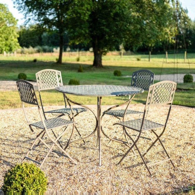 Ascalon Oak Leaf 4 Seat Dining Set