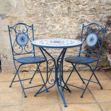 Spiral Mosaic Bistro Set
