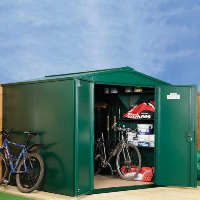 Asgard Gladiator Metal Shed 7X7 - Police Approved