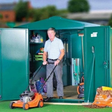 Gladiator P2 Metal Shed 7X14 - Police Approved