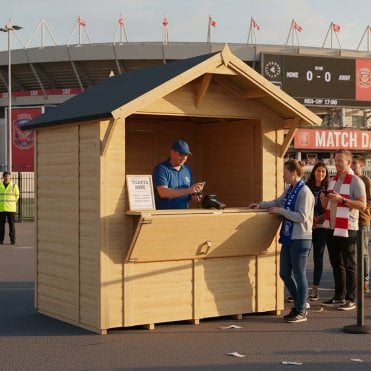 Loglap Market Stall / Kiosk 6x6