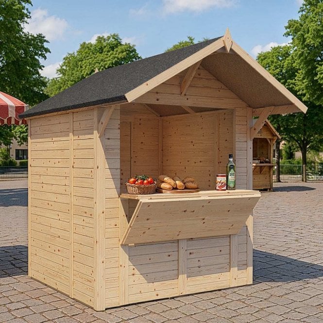 Bertilo Tongue & Groove Market Stall / Kiosk 6x6
