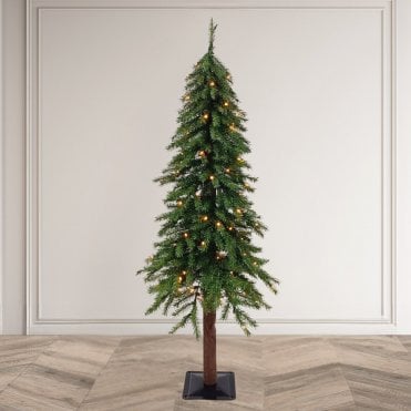 Alpine Fir Christmas Tree with Warm White LEDs