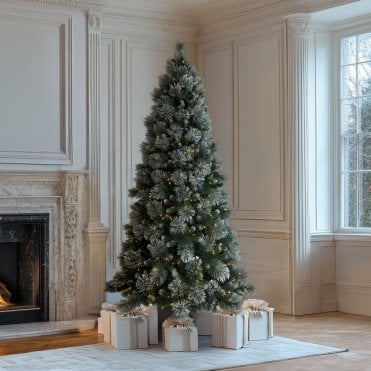 Iced Pine Christmas Tree