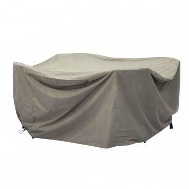100cm & 120cm Round Table Set Cover - Khaki