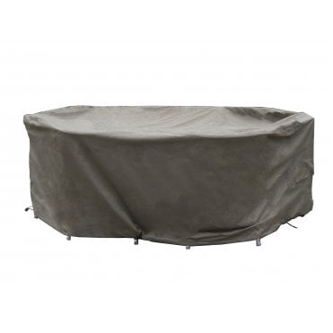 175cm x 120cm Elliptical Table Set Cover - Khaki