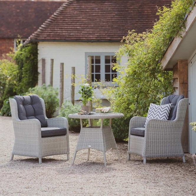 Bramblecrest Chedworth Bistro Set - Dove Grey