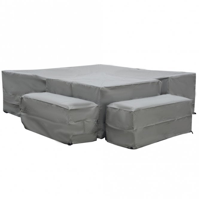 Bramblecrest Mauritius Square Corner Sofa Set Covers - Khaki