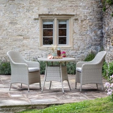 Tetbury Bistro Set - Nutmeg