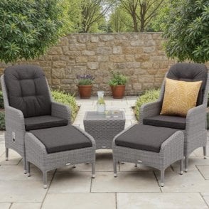 Bramblecrest Tetbury Recliner Set - Graphite