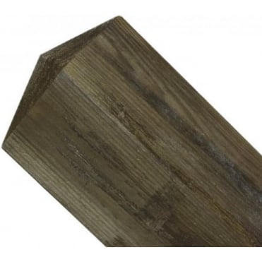 150mm sq. Pyramid Top Wooden Post 2.4m