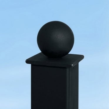 Ball Top Concrete-In Low Metal Post 1.5m