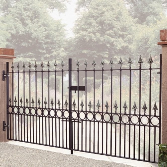 Burbage Balmoral Low Double Driveway Gate