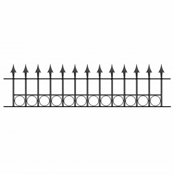Burbage Balmoral Railing With Rings - Primed Finish