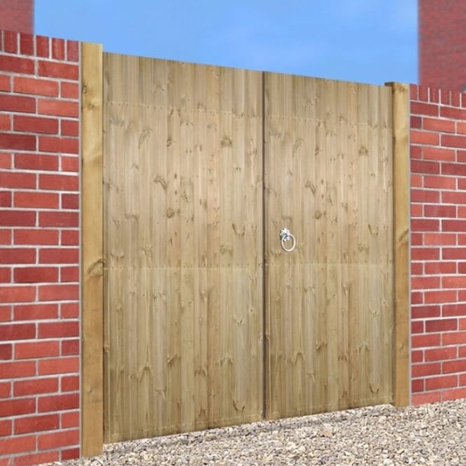 Burbage Carlton Double Driveway Gate