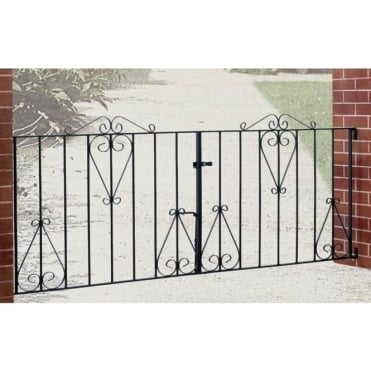Classic Scroll Double Driveway Gate