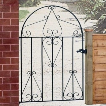Classic Scroll Single Low Bow Top Gate
