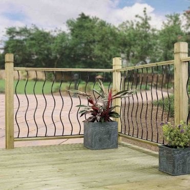 Coast Decking Fence Panel - Pack of 2