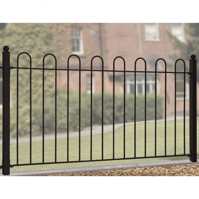 Burbage Court Hoop Top Fence Panel
