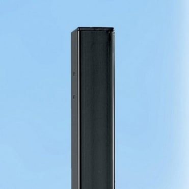 Flat Top Bolt Down Metal Railing Post 0.5m