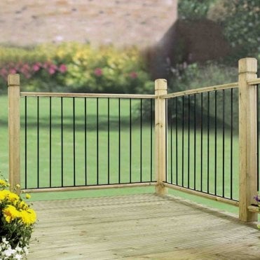 Garda Decking Fence Panel - Pack of 2