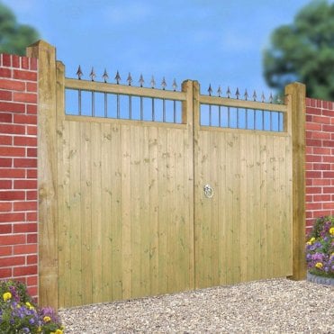 Hampton Tall Double Driveway Gate