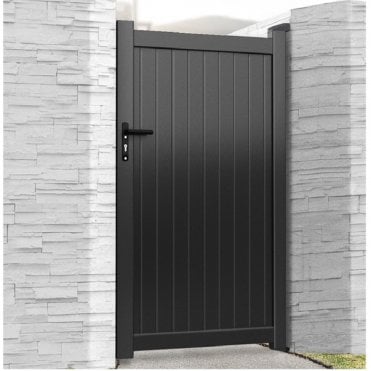Harrogate Black Aluminium Garden Gate