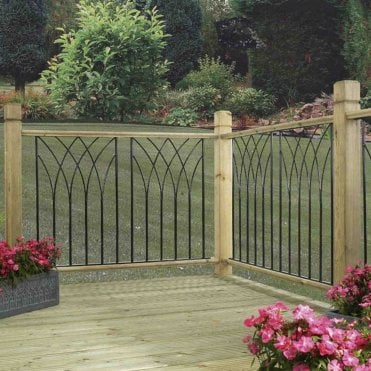 Java Decking Fence Panel