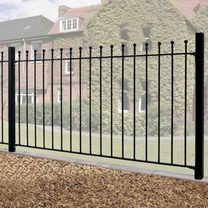 Burbage Manor Ball Top Fence Panel - Made to Measure