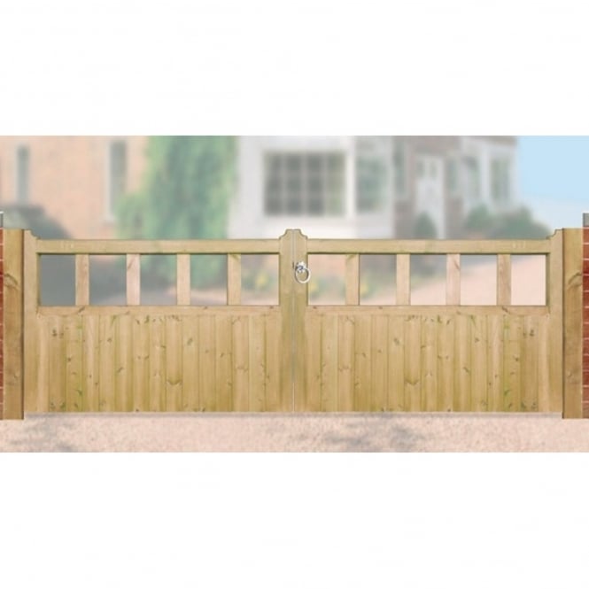 Burbage Quorn Double Driveway Gate