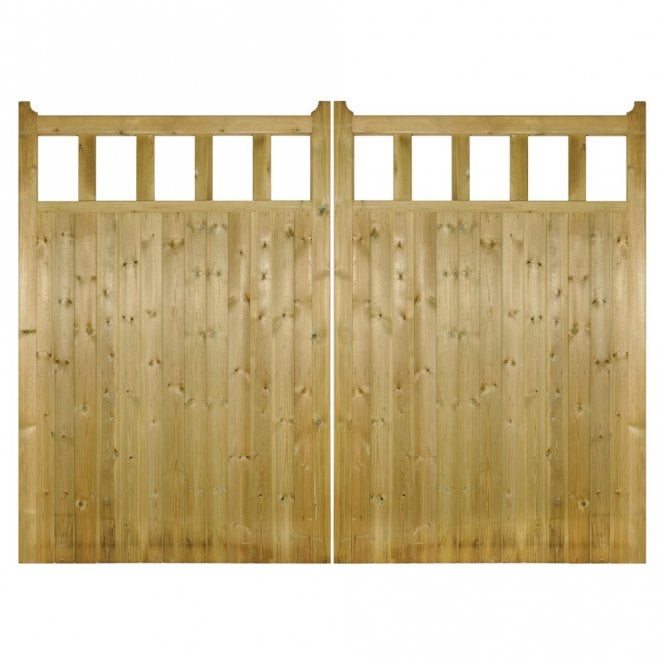 Burbage Quorn Tall Double Driveway Gate