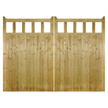 Quorn Tall Double Driveway Gate