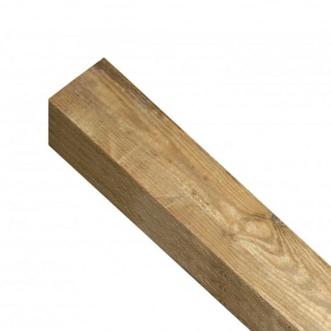 Burbage Square Top Wooden Post 1.35m