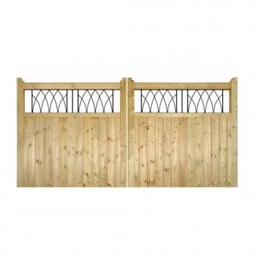 Windsor Low Double Driveway Gate