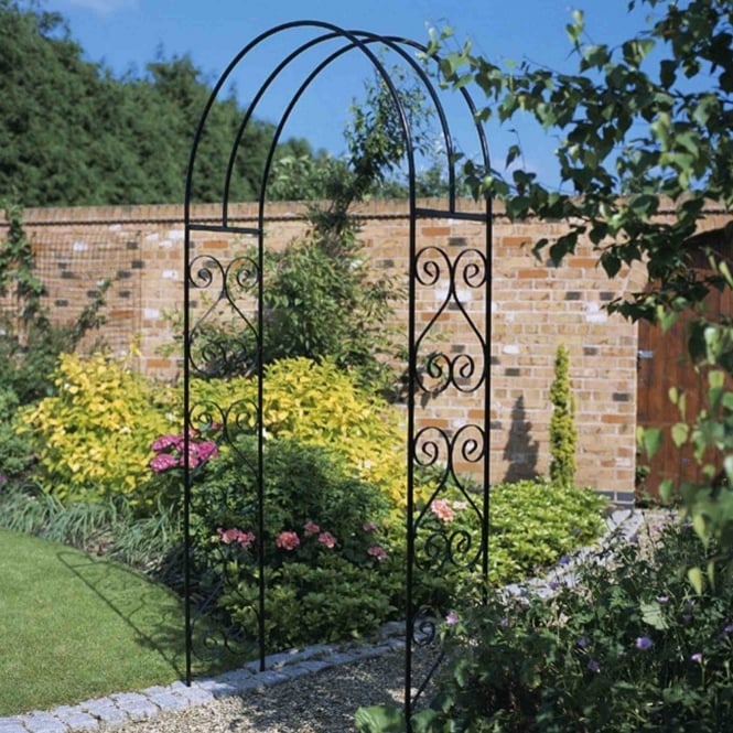 Burbage York Scroll Small Rose Arch