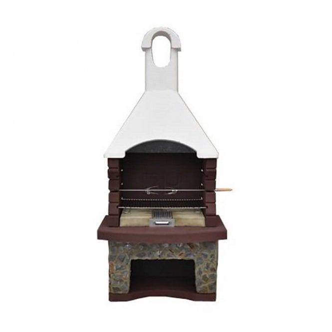 Callow Mussalla Masonry BBQ With Built-In Rotisserie