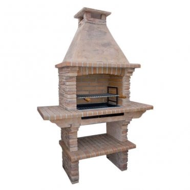 Stone Masonry BBQ with Grill