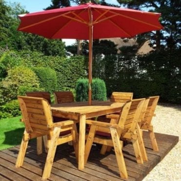 6 Seater Rectangular Table Set