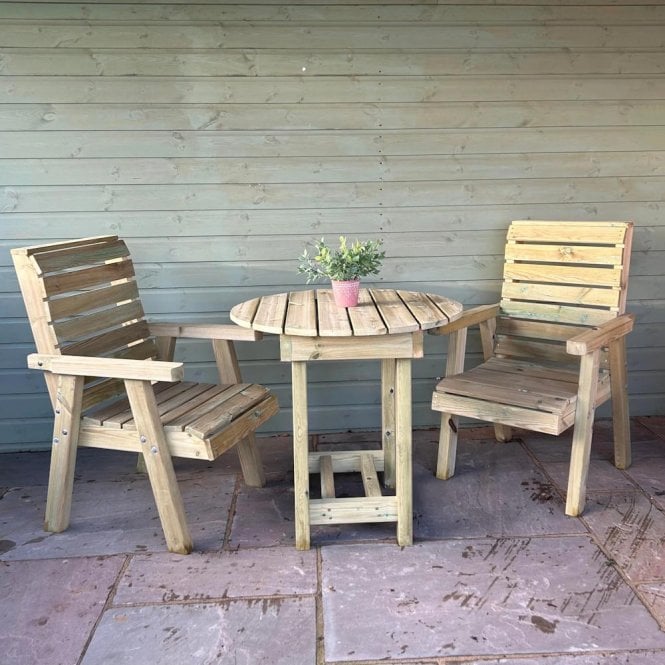 Churnet Valley Clover Bistro Set