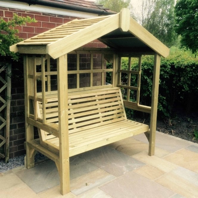 Churnet Valley Cottage 3 Seater Trellis Arbour