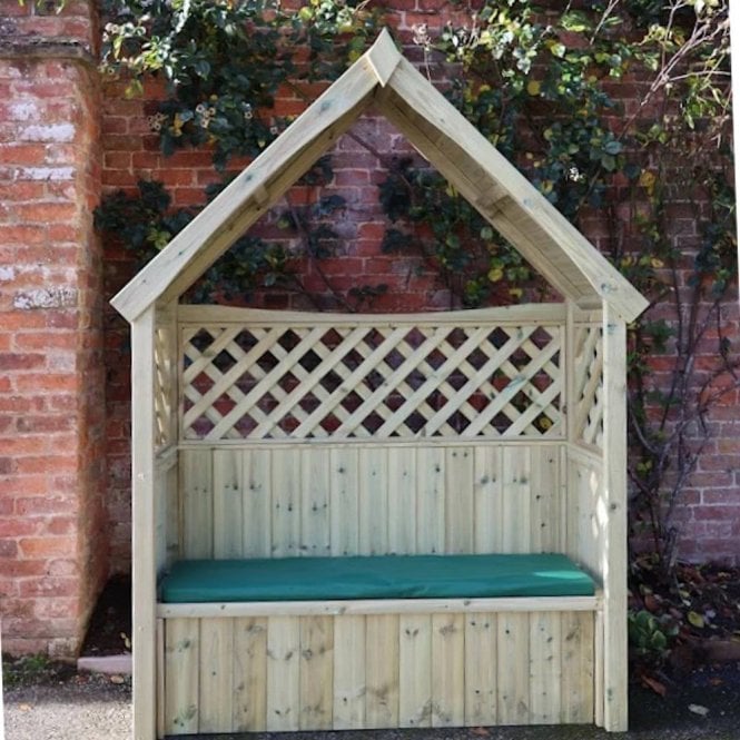 Churnet Valley Daisy Trellis Storage Arbour Sits 3