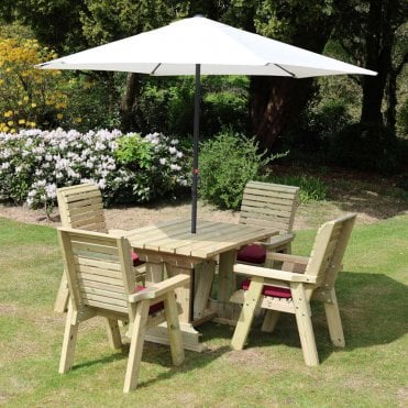 Ergo 4 Seater Dining Set