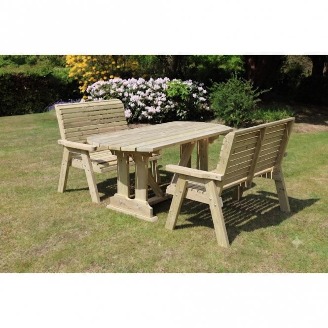 Churnet Valley Ergo 4 Seater Table Set