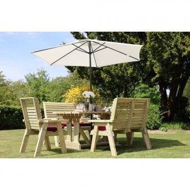 Ergo Table & Bench 6 Seater Dining Set